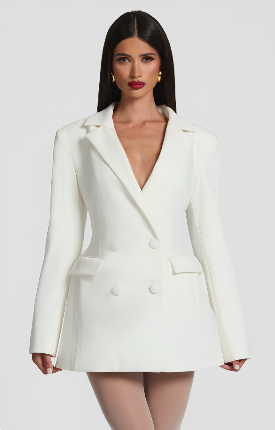 AUREVA | Power Poise Blazer Dress