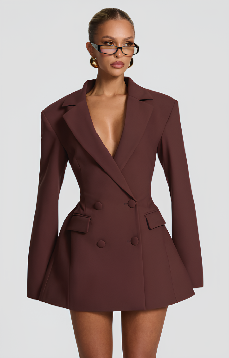 AUREVA | Power Poise Blazer Dress