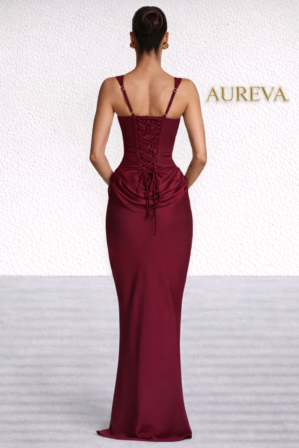 AUREVA | Ruby Sculpted Silhouette