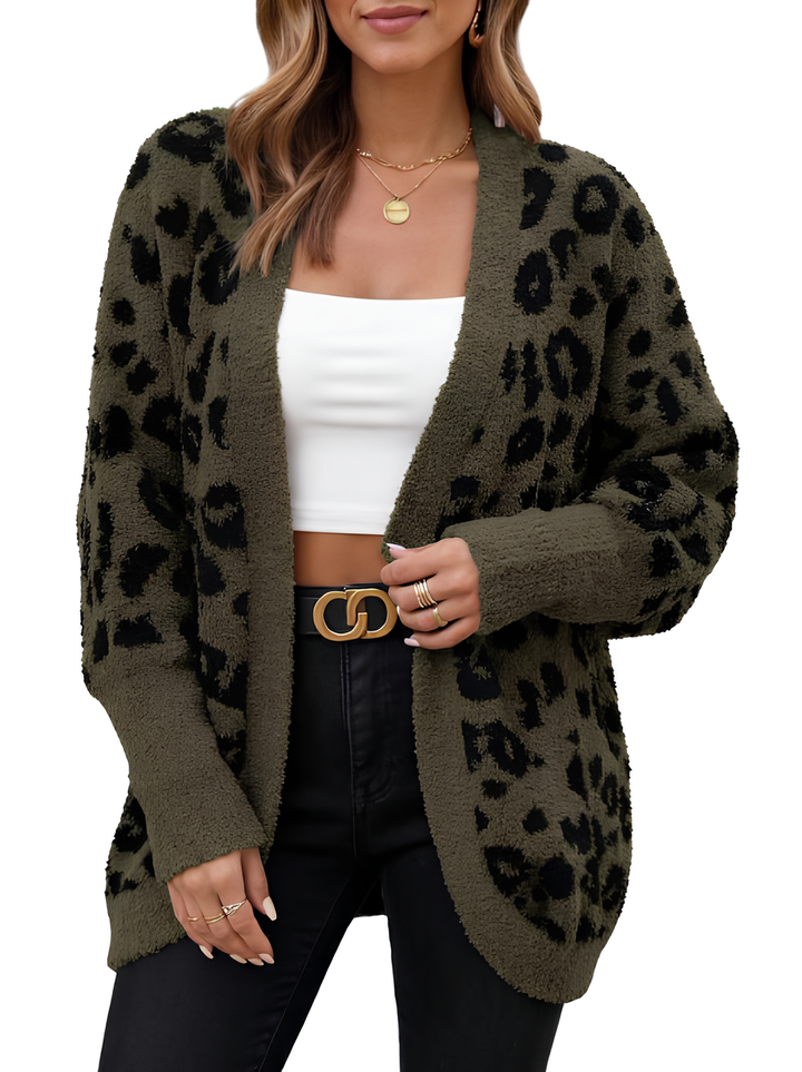 AUREVA | Leopard-Print Cardigan