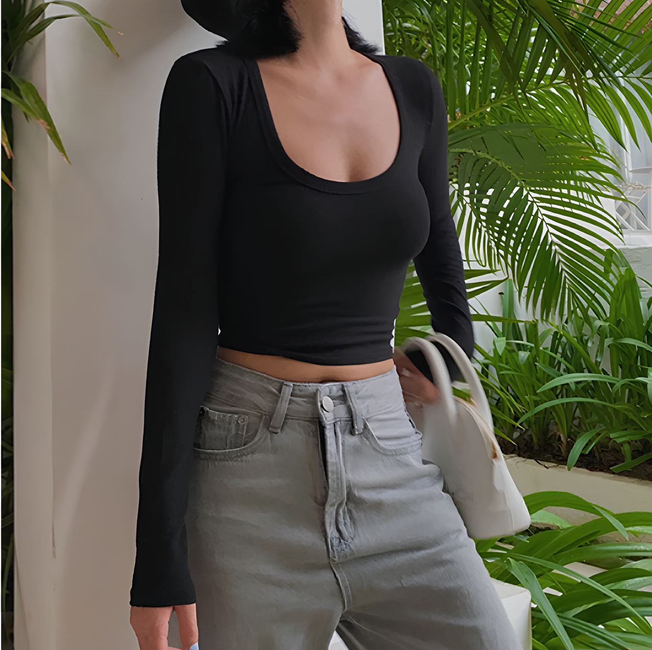 AUREVA | Long-Sleeve Crop Top