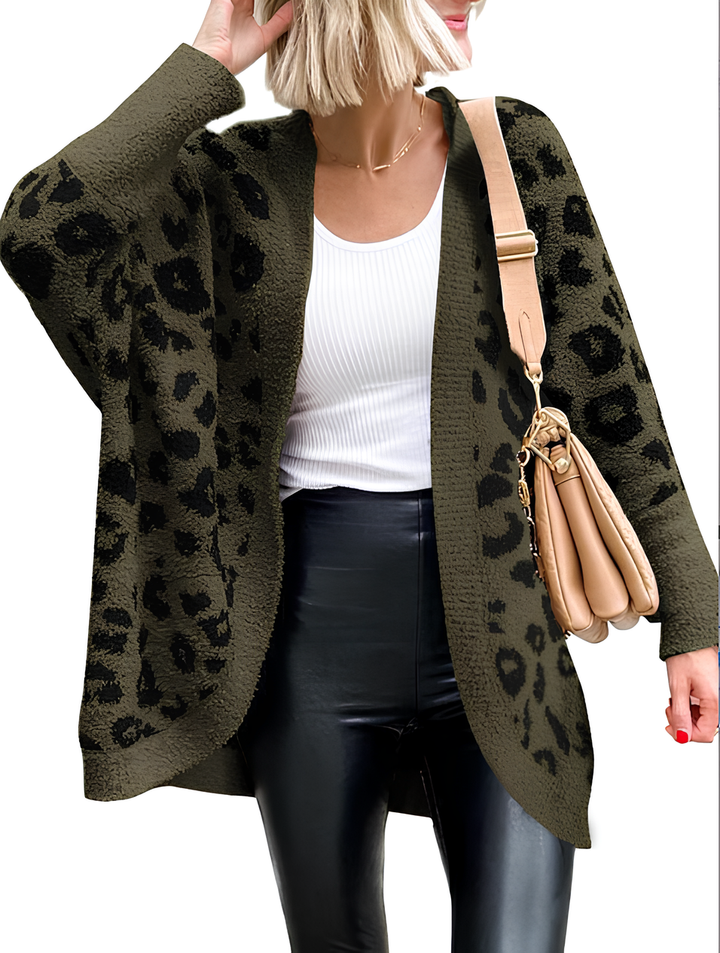 AUREVA | Leopard-Print Cardigan