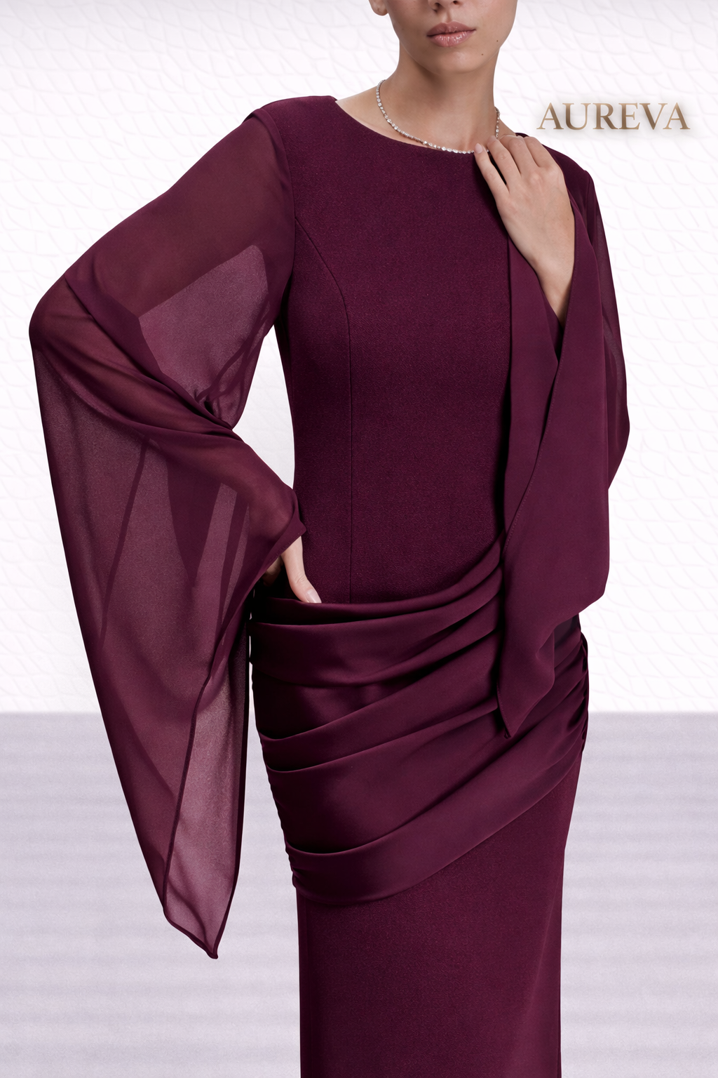 AUREVA | Ethereal Draped Elegance