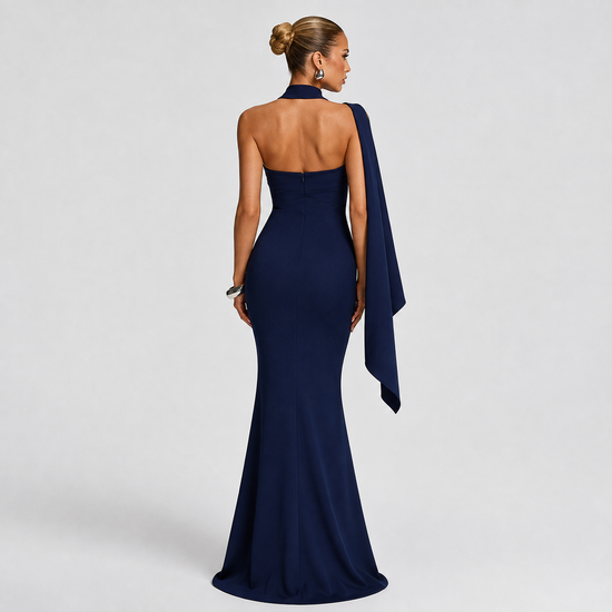 AUREVA | Sculpted Elegance Mermaid Maxi Dress