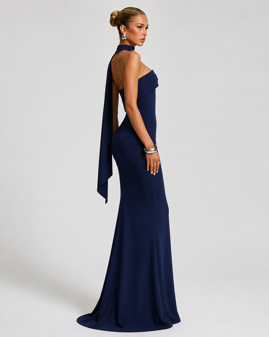 AUREVA | Sculpted Elegance Mermaid Maxi Dress
