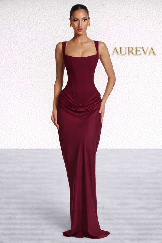 AUREVA | Ruby Sculpted Silhouette