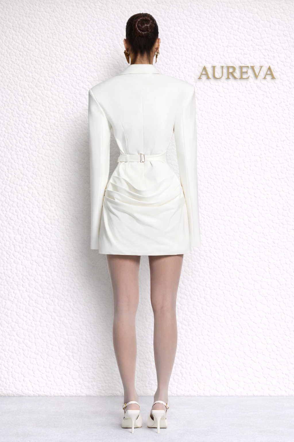 AUREVA | Sculpted Grace Blazer Dress